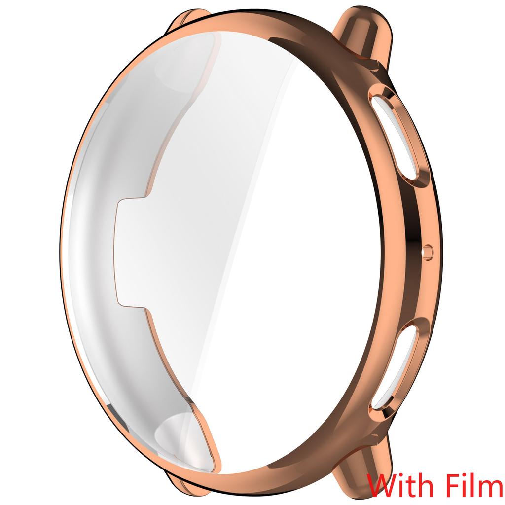 Hartschalen-Glas-Displayschutzfolie Vollrahmen-Hülle Für Amazfit Active 2 Smartwatch Schutzhülle Active2 Zubehör