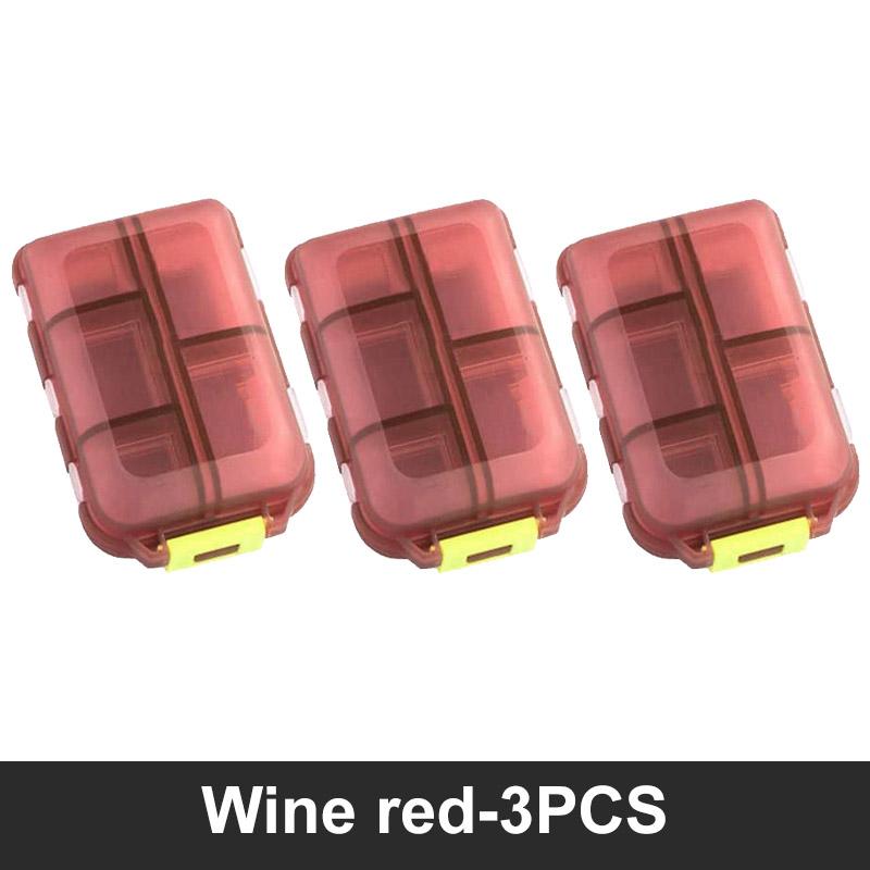 Neue praktische Reise-Pillendose, Pillenspender, Pillenorganizer, Tablettenbox-Etui, Behälter, Medikamentenunterteiler, Medikamentenboxen