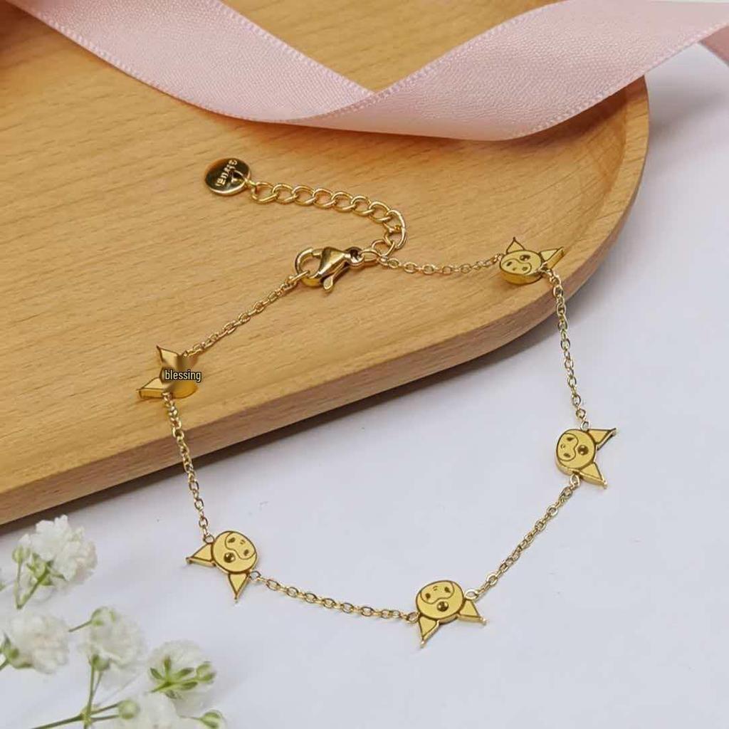 צמיד נירוסטה של קורומי: תכשיטי אופנה מצוירים חמודים ומתוקים מסנריו