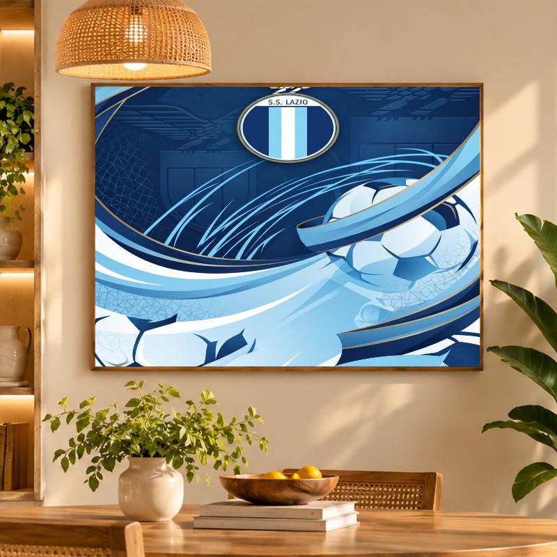 5D Diamond Painting Lazio FC DIY Full Drill Diamond Art Kit Home Decoration