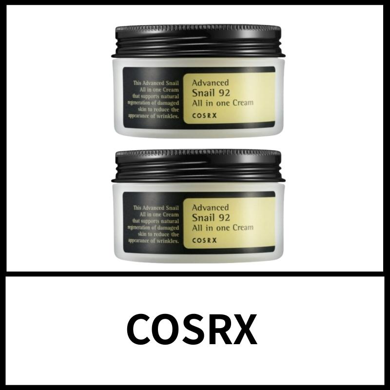 COSRX Advanced Snail 92 All In One Cream Hydrating Repair Face Cream Korean Skincare 100ml x 2ea
