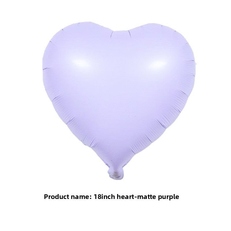 18-inch Wavy Heart-shaped Aluminum Film Balloon Birthday Photo Store Atmosphere Decoration Balloon
