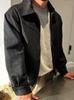 Korean Men's Suede Bomber Jacket: Autumn/Winter, Short, Loose, Thickened, Lapel, Zipper, Hong Kong Style.