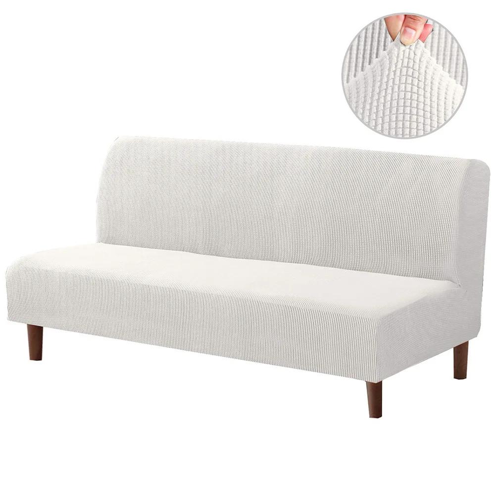 Чехол для дивана-кровати без подлокотников SML чехол для дивана без подлокотников эластичный складной чехол для футона пыленепроницаемый эластичный съемный S 120-145cm белый 6420₽