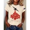 Womens Anzac Day Lest We Forget Print TShirts Summer Casual Round Neck T Shirt Short Sleeve Tops