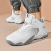 Zapatillas de Baloncesto de Moda Talla Grande para Hombre Tejido Volador Transpirable Zapatilla Nueva de Media Caña Zapatillas de Combate para Hombre y Mujer