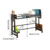 Over The Sink Drying Rack 2-Tiers Dish Drainer Rack Sink Organizer Rack Stainless Steel Space Saver Dish Drying Rack Kitchen