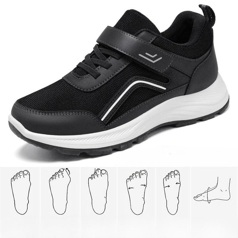 

Walking Shoes, Women s Velcro, Mom Shoes, Breathable Sports Shoes, Senior Shoes 36 чёрный