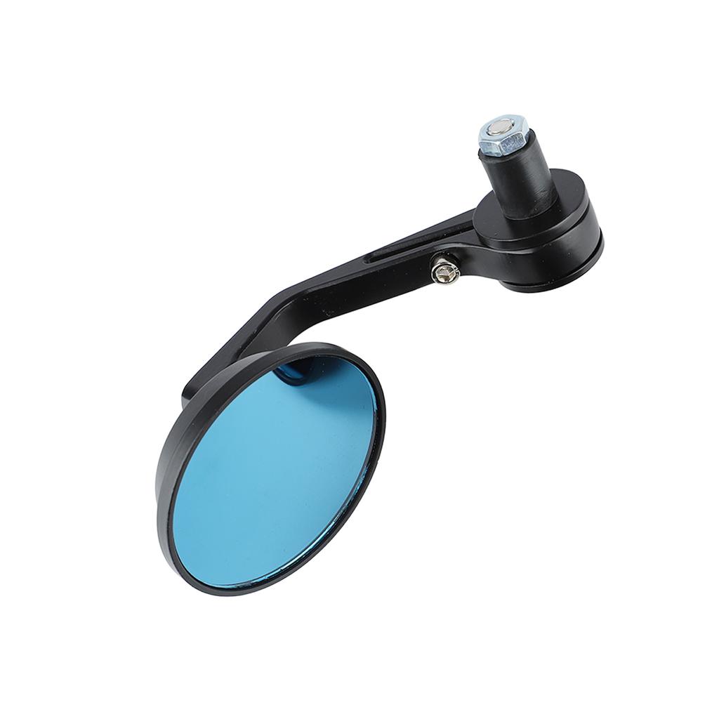 Pair of Motorcycle Rearview Mirror Wide View Aluminum Alloy Universal Handlebar Mirror for Motorbike
