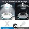 E27 LED Garagen-Glühbirne 28W 360° verstellbar Faltbare Blattlampe Kein Flackern für Schlafzimmer Wohnzimmer Küche Deckenbeleuchtung Grillbeleuchtung