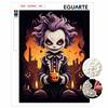 DIY Frameless Pearl Painting Creepy Clown 3D Bead Art Relaxing Craft for Living Room Decor