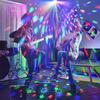 RGB DJ Disco Party Lights with Voice-Controlled and XNE45 Laser Projector Light Perfect for Family Parties,Wedding, Birthday,Music Performance Light