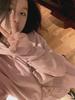 Women's Casual Sports Suit, 2025 Spring/Autumn: Korean Style Wide-Leg Pants & Slim Sweater Two-Piece Set