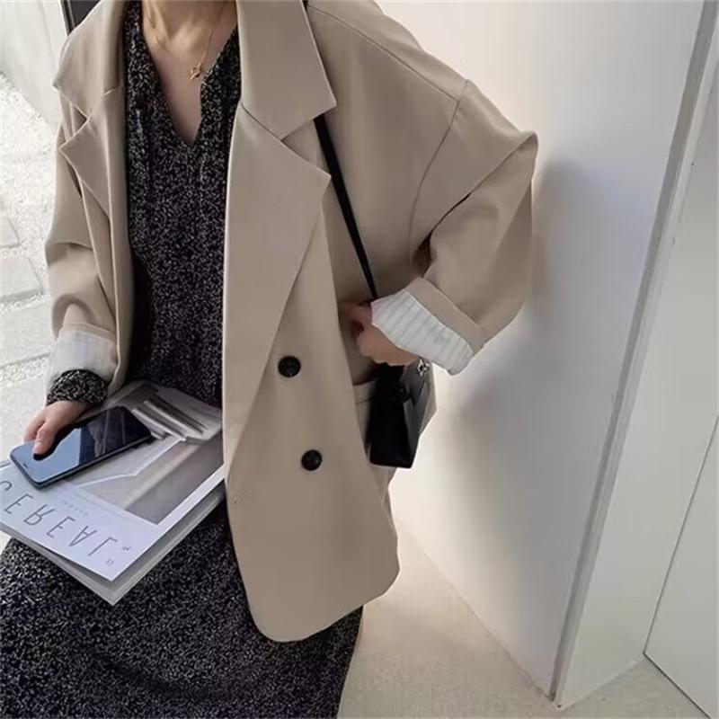 Women S Short Blazer Korean Style British Design Casual Small Size Suit Jacket