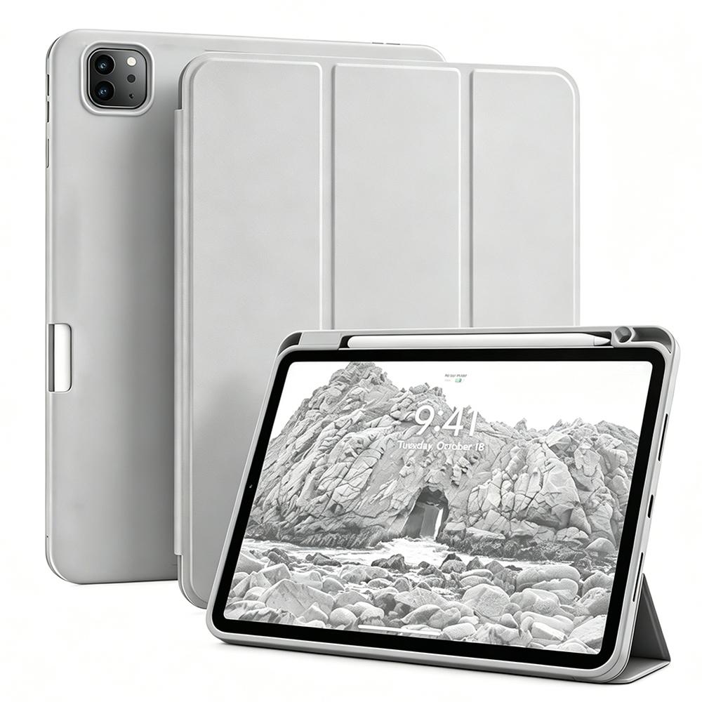 Pencil Case for iPad Air Pro 10.9 11 12.9 13 M2 M3 M4 M5 8th 9th 10th 11th Generation, Magnetic Flip Smart Cover