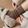 Women's Socks Thick New Retro Fashion Korean Style Wool Warm Socks Casual Novelties Sweet Long Ladies Flower Socks Comfort Cute