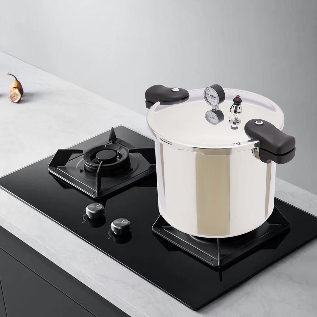 22L 90Kpa Thickened Explosion-proof Pressure Cooker Pot Large Capacity Stew Pot Aluminium Alloy Pressure Canner