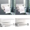 Toilet Paper Holder Stainless Steel Organizer Self Adhesive for Washroom