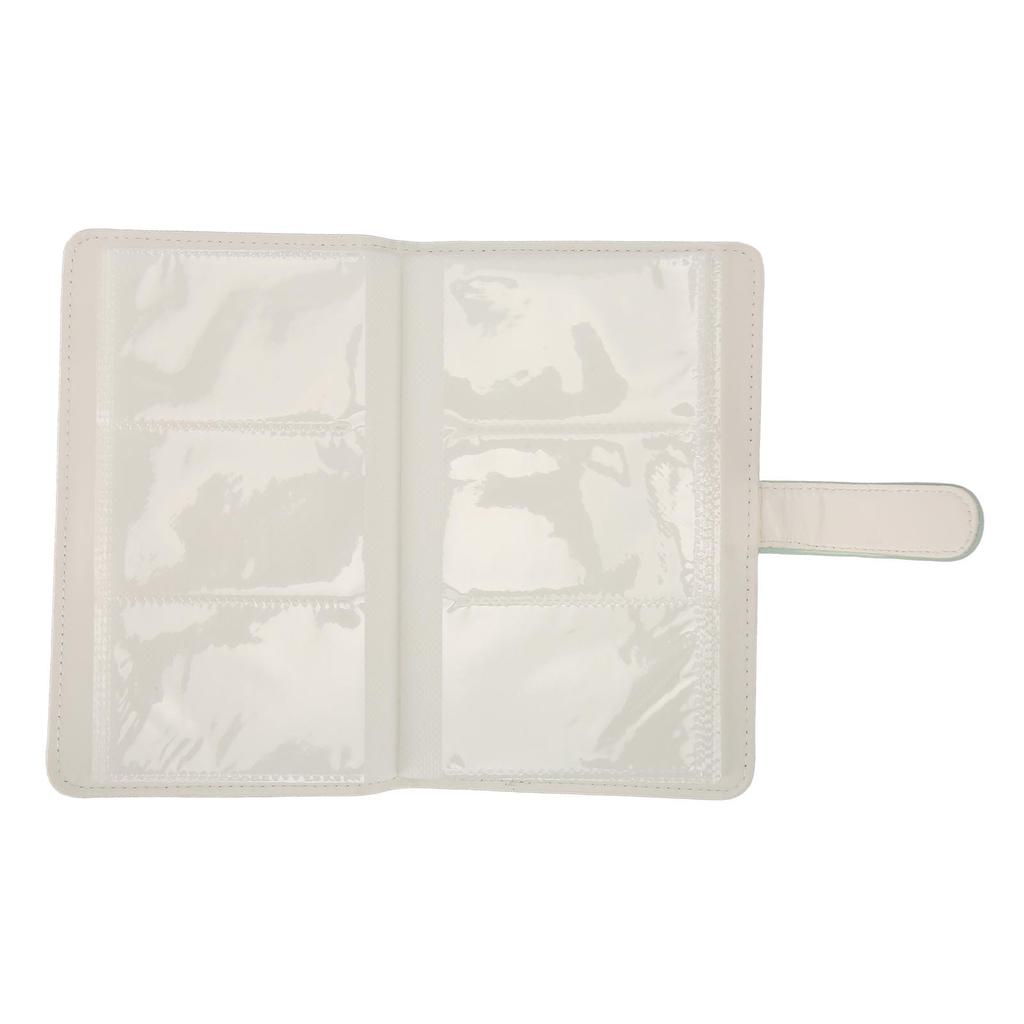 96 Pockets Photo Album Large Capacity PU Leather Cover Snap Design Small Photo Album for Fujifilm