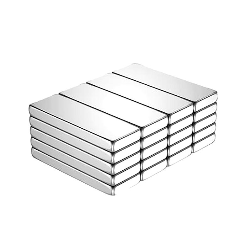 10 Stück Magnete in verschiedenen Größen Starker Neodym-Magnet N35 Ndfeb Permanentmagnetische Imanes Block Leistungsstarke Magnete Kühlschrank