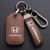 Leather Car Key Remote Cover Full Case Accessories For Honda Civic Accord HR-V CR-V CRV 11th 2022 2023 City Fit Odyssey Jade