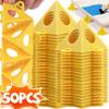 10-50Pcs Pyramid Rack Paint Stands Support Frame Tripod Woodworking Triangular Bracket Spray Painting Tools for Cabinet Door
