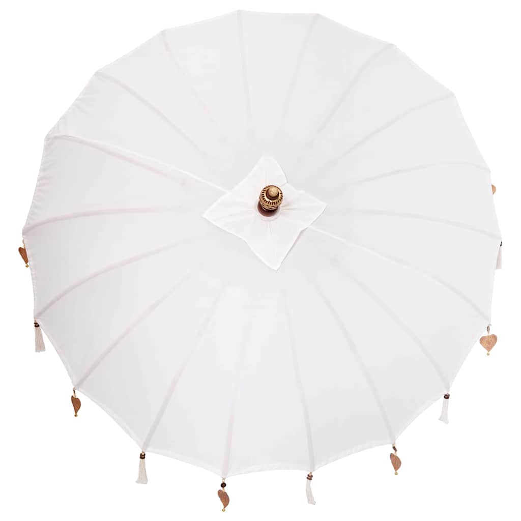 Balinese Sun Umbrella Cream 190 X 190 X 260 Cm