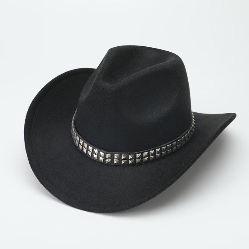 Cowboy Hat With Chain And Starry Sky Compass For Western Style Men And Women