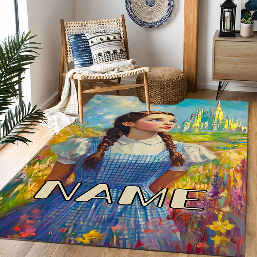 Looney Bulldog Fiery Attitude Personalized Text Carpet Perfect for Entryway Foyer Bedrooms Outdoor Anti-slip Rug Anime Office Decor Spiritual Gift