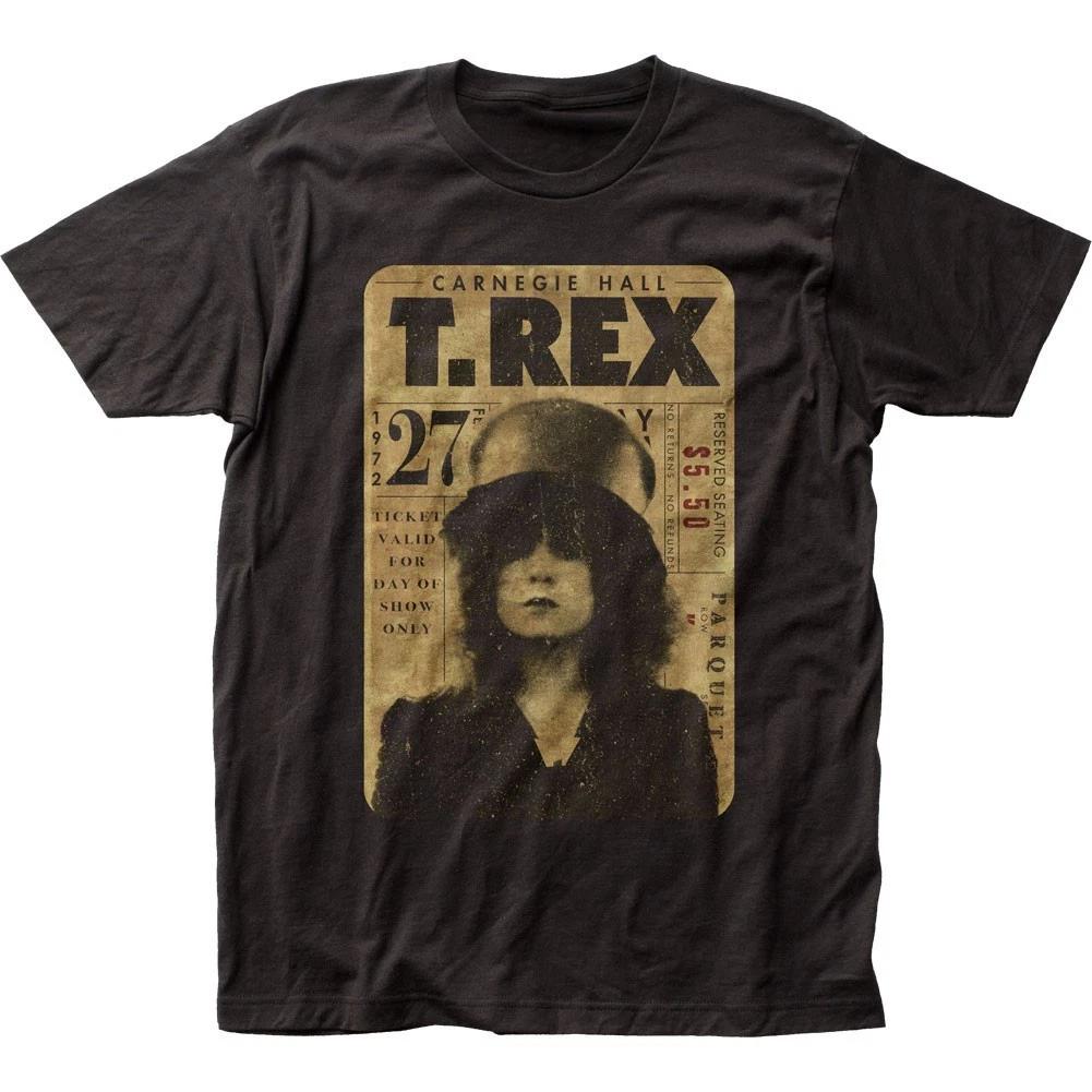 T Rex Concert Ticket Mens T T-Shirt Music Classic Rock N Roll Band Tee New Black 4XL