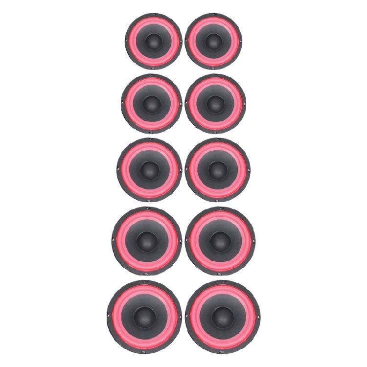 Passive Speaker Radiator With Red Rubber Surround Full Frequency Car Speaker Radiator Replacement