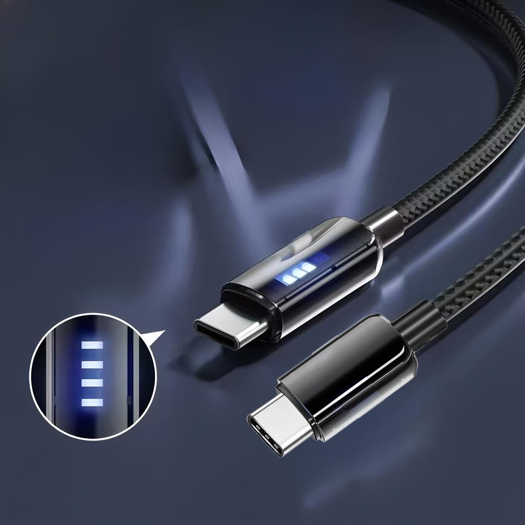 1M Type C Cable Fast Charger Cord Quick Charge USB C Nylon Data Cables For iPhone Samsung Xiaomi Huawei POCO OPPO