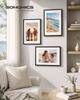 SONGMICS 30x40cm Frame, Set of 3 Picture Frames, Wall Hanging, PVC, Black