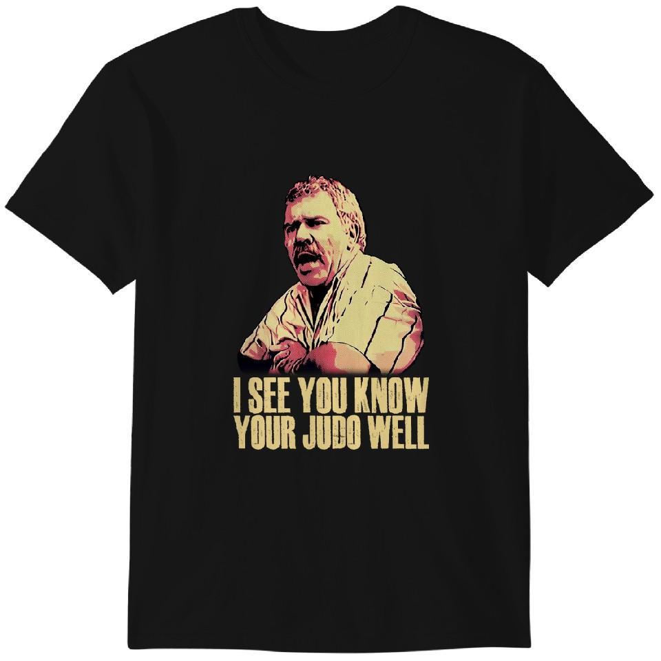 

Я вижу, ты хорошо знаешь свое дзюдо Футболка Легендарный сочный китайский обед Мем Это проявление демократии Футболка со смешным мемом 4XL