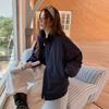 Retro Couple Pilot Bomber Jacket Women Winter Padded Baseball Coat High Street Vintage Cotton Jacket
