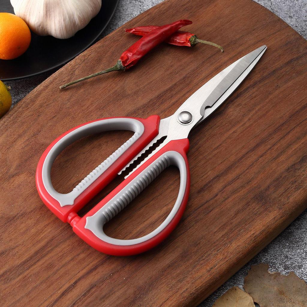 Mehrzweckschere aus Edelstahl für den Haushalt – robust zum Nähen, Papierschneiden, für die Verwendung in Küche und Büro, große Hühnerknochenschere.