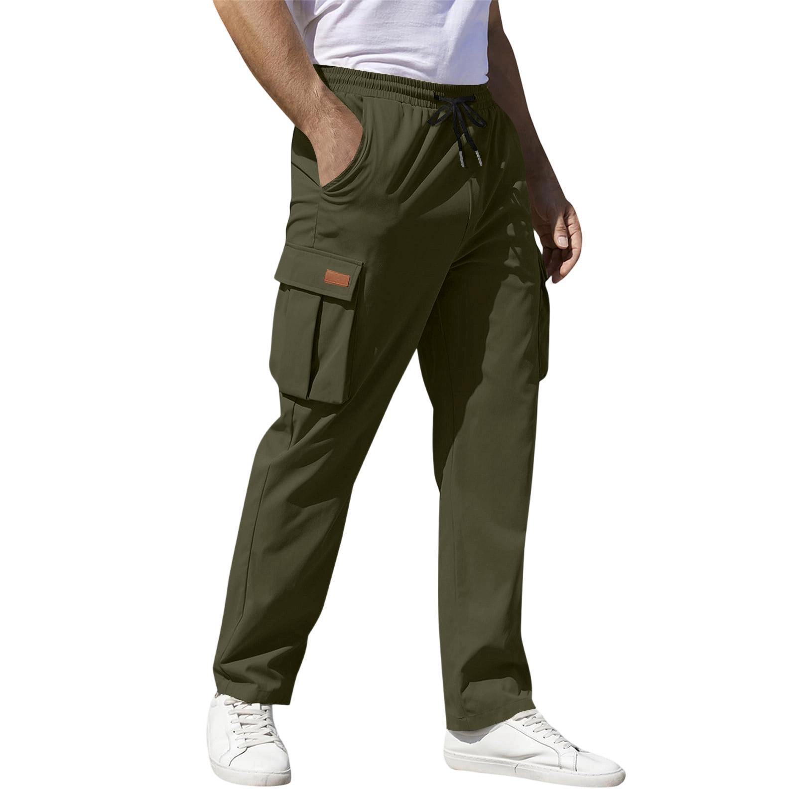 

Casual Sports Pants Men s Loose Leggings Long Panel Fitness Running Training Pants XXXL
