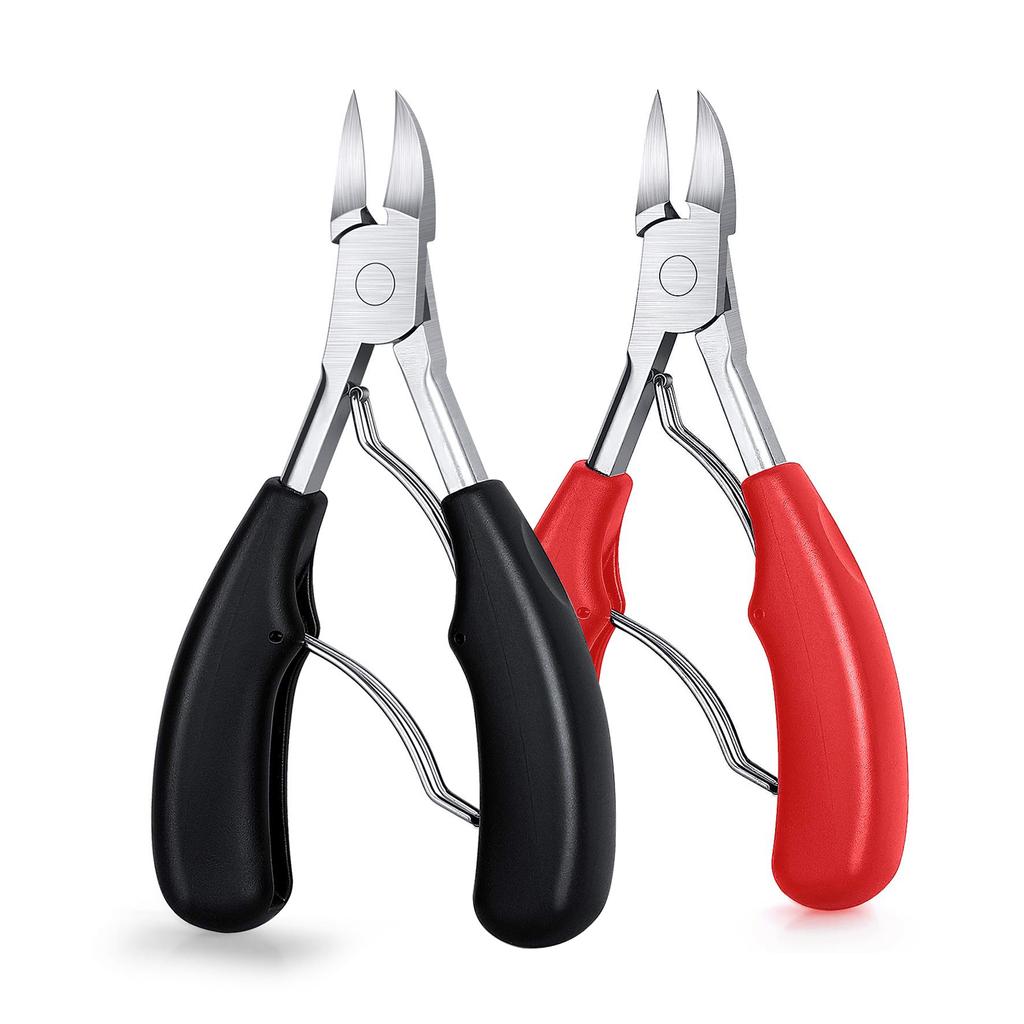 Stainless Steel Professional Nail Clippers For Thick Nails&Ingrown Toenails Sharp Curved Blade Cutter Manicure Pedicure Tool