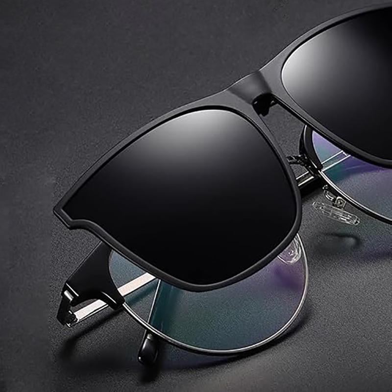 2 szt. Modne ultralekkie okulary przeciwsłoneczne TR z klipsem dla kierowców, okulary noktowizyjne, unisex, podróżne okulary przeciwsłoneczne