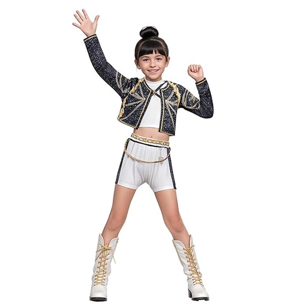 Girl group singing costume K-POP witch hunting girl group cos children's costume Zoe cosplay Halloween Rumi costume