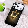 David Jewish Star Symbol Phone Case for iPhone 17 Air 16 15 11 12 14 13 Pro Max Shockproof Cover