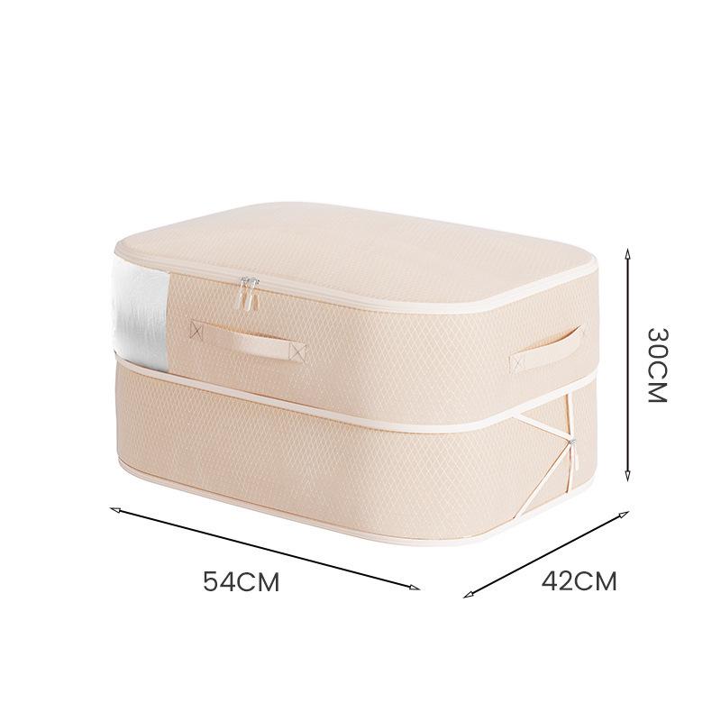 Przezroczysta torba do przechowywania kołdry z tkaniny twill: Duży Organizer Kompresyjny na Kołdry i Ubrania