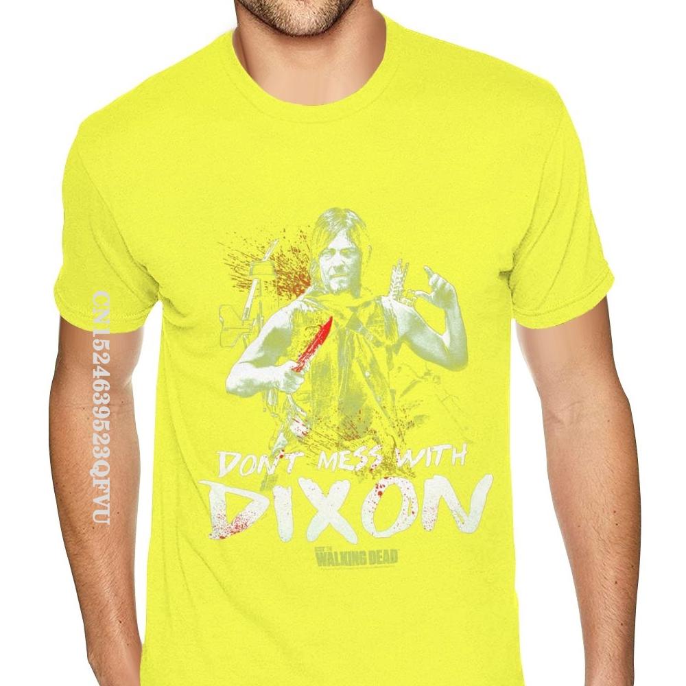 

Walking Dead Daryl Dixon Printed Mens Tshirt Plus Size Men s Personalized Photo T Shirts Camisa Streetwear 3XL