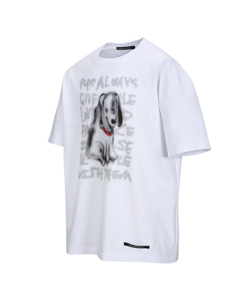ADSB ANDERSSON BELL (Essential) Unisex Puppy T-Shirt Atb1409U(White)