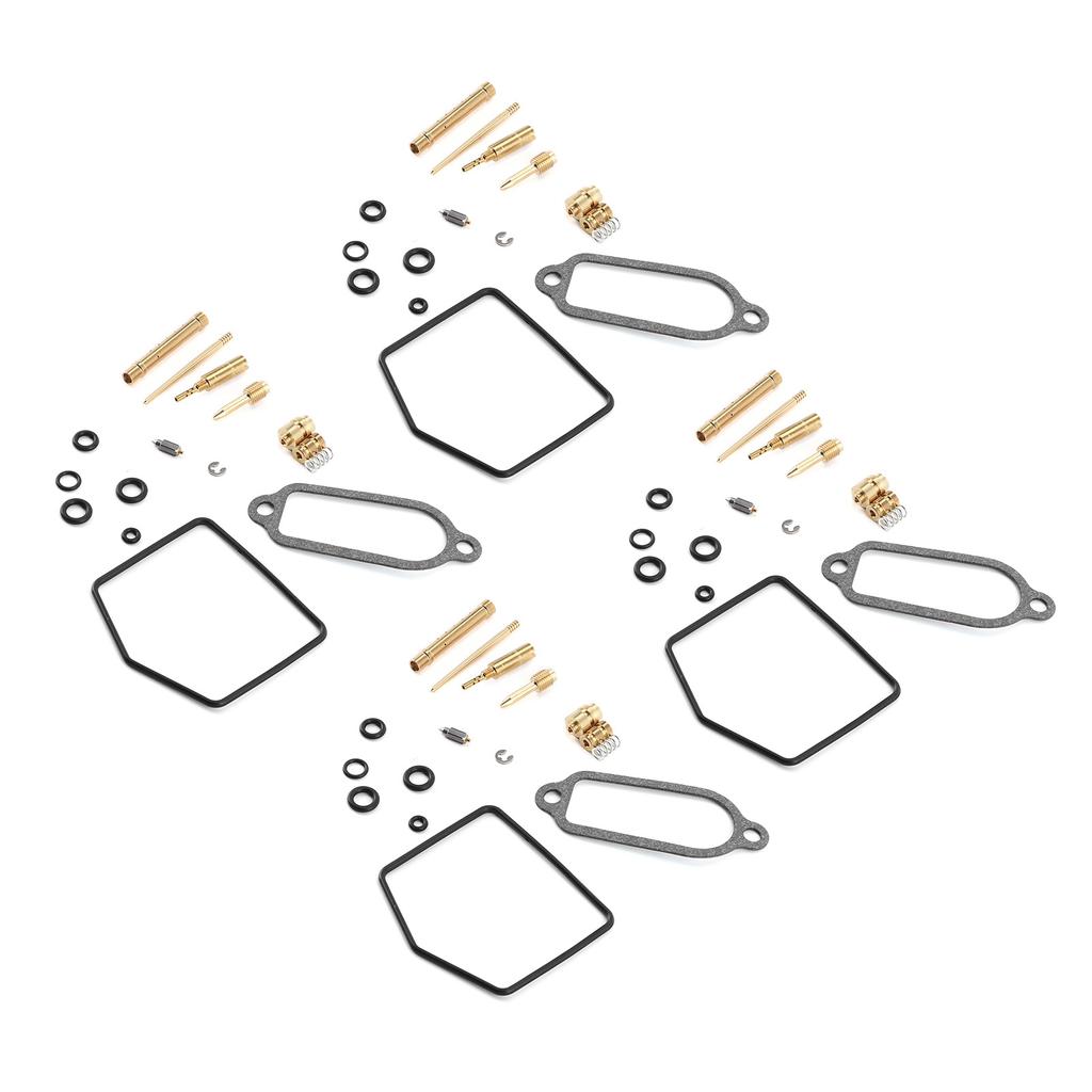 4 Sets Motorcycle Carburetor Repair Rebuild Kit KH?1213NR Fit for Honda CB400F 1975?1977