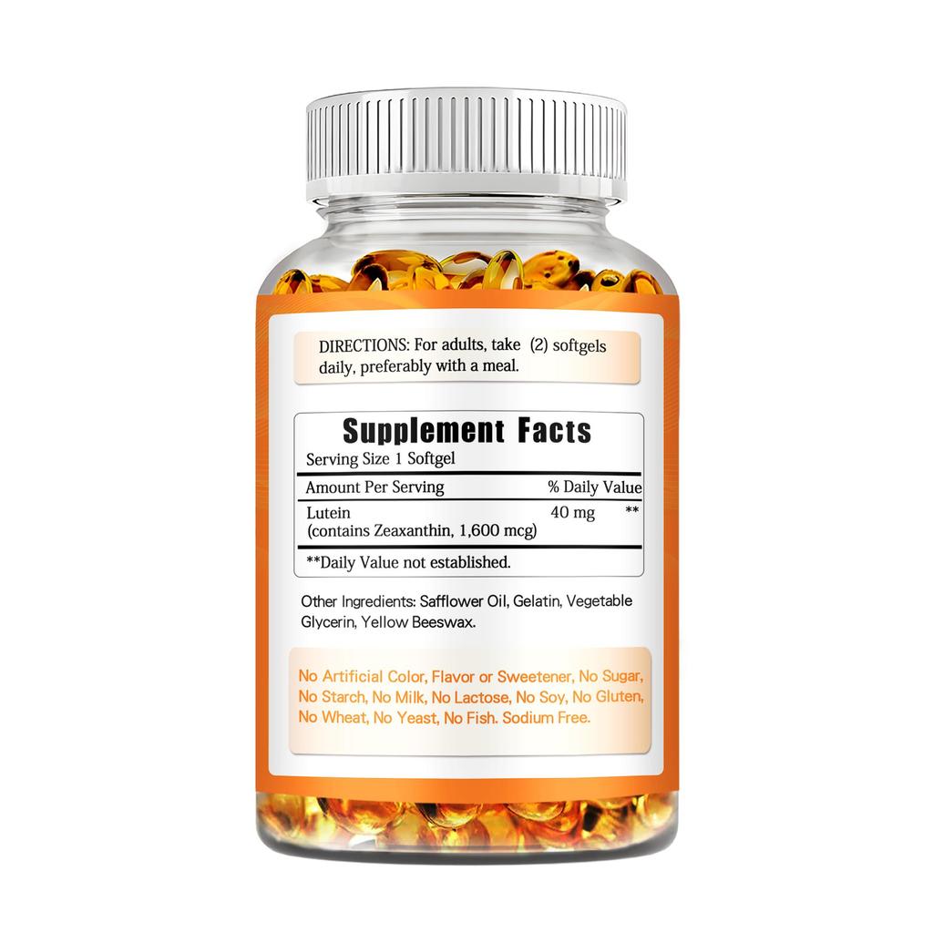 Lutein 40mg - with Zeaxanthin-Eye Health and Visual Function,Relieve Eye Fatigue