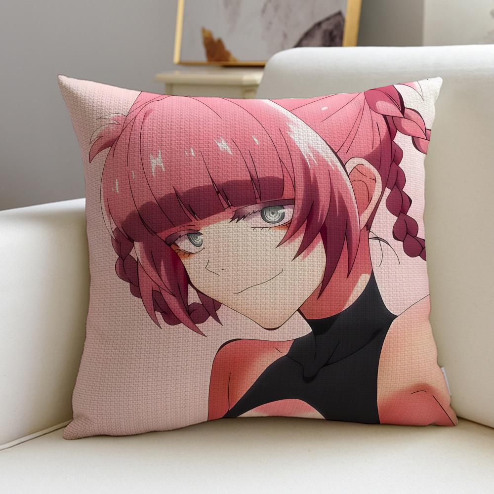 Romantic CCall of the NightS Cushion Cover Breathable and skinfriendly linen pillowcase square removable and washable cushion