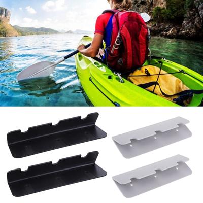2Pcs  PVC Inflatable Boats Seat Hook Clip Bracket Portable Boats Seat Hook Clip Replacement Rubber Boats Seat Clip Bracket