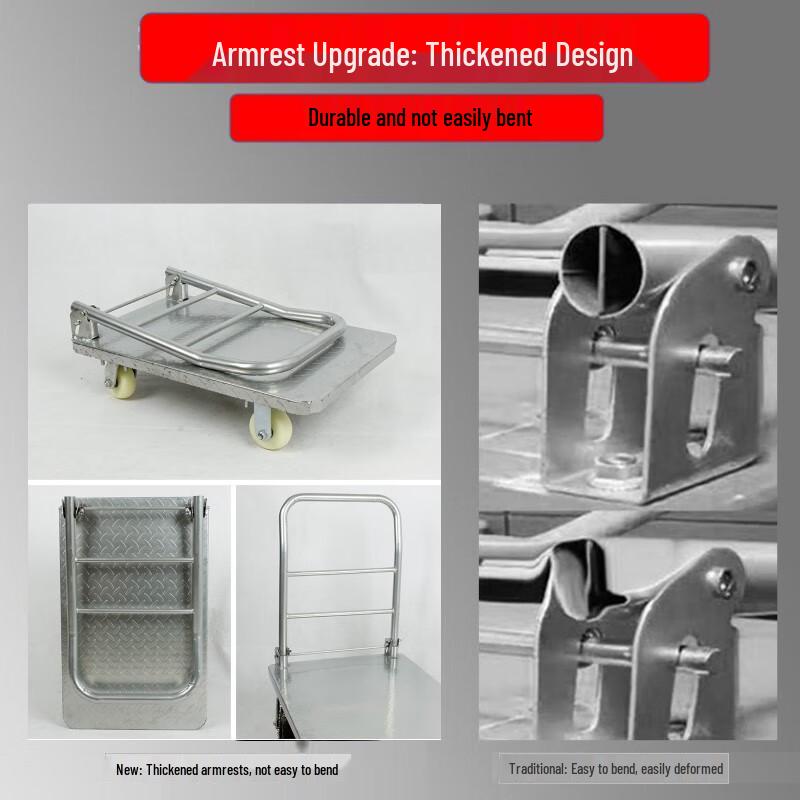 Heavy-Duty Folding Flatbed Push Cart
