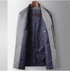 Winter Men Stand Collar Business Trench Coats Casual Long Jackets Male Cashmere Overcoats Man Woolen Blends Coats